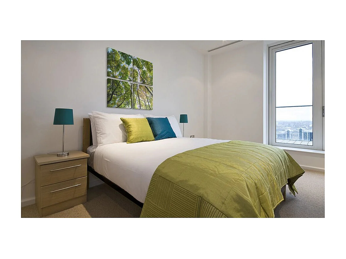 Tableau Imprimé "Treetops" 40 x 40 cm