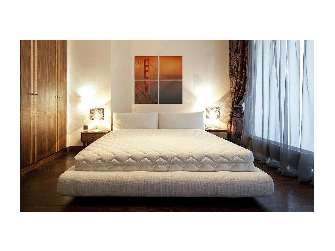 Tableau Imprimé "Pont du Golden Gate : San Francisco" 40 x 40 cm