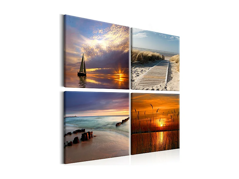 Tableau Imprimé "From Dusk To Dawn" 40 x 40 cm