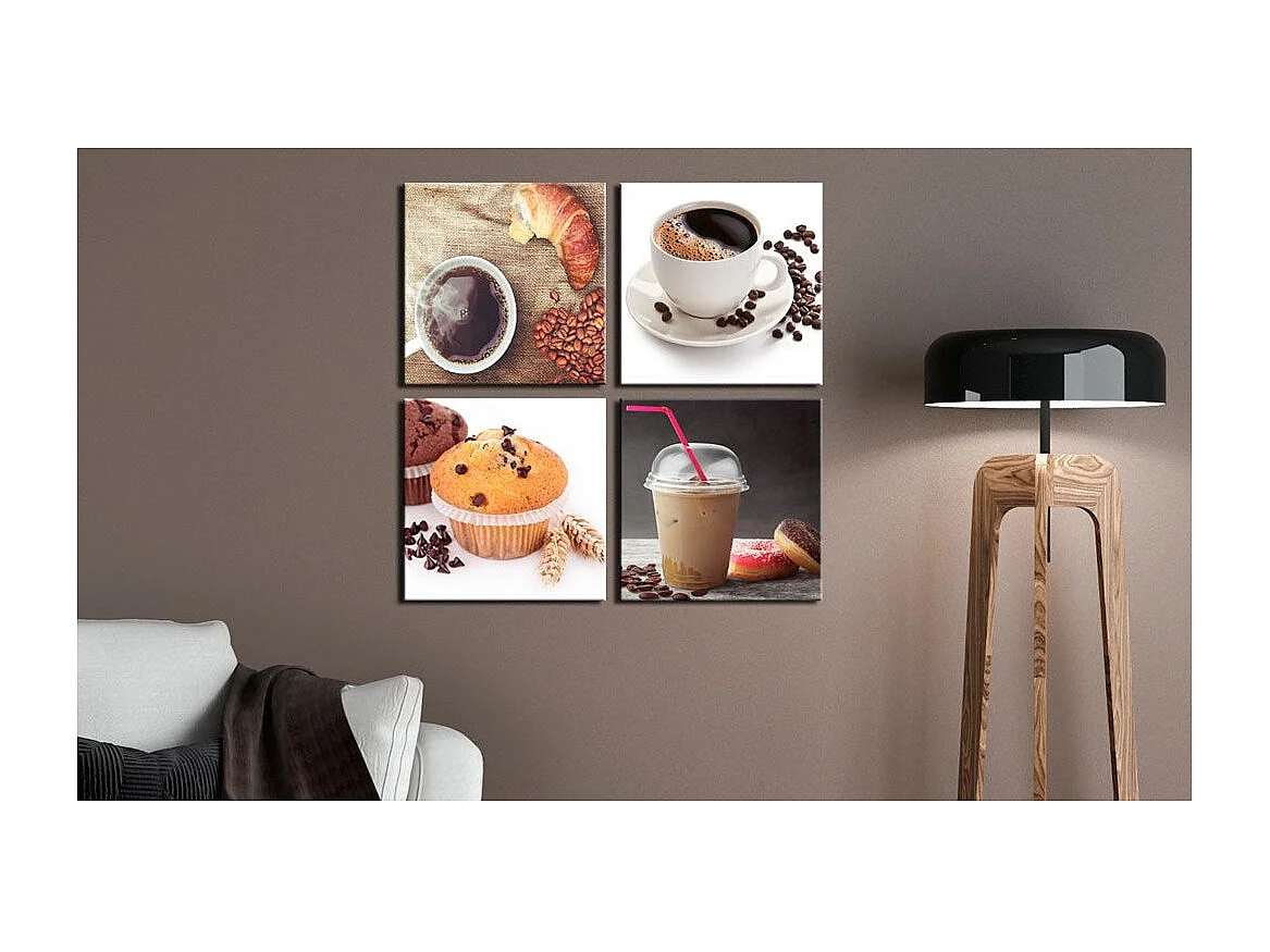 Tableau Imprimé "A Sweet Breakfast" 40 x 40 cm