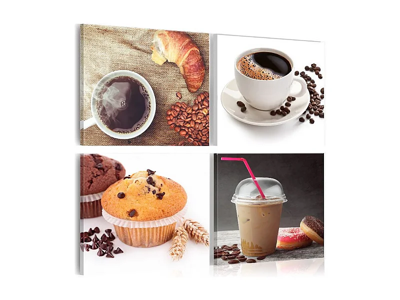Tableau Imprimé "A Sweet Breakfast" 40 x 40 cm