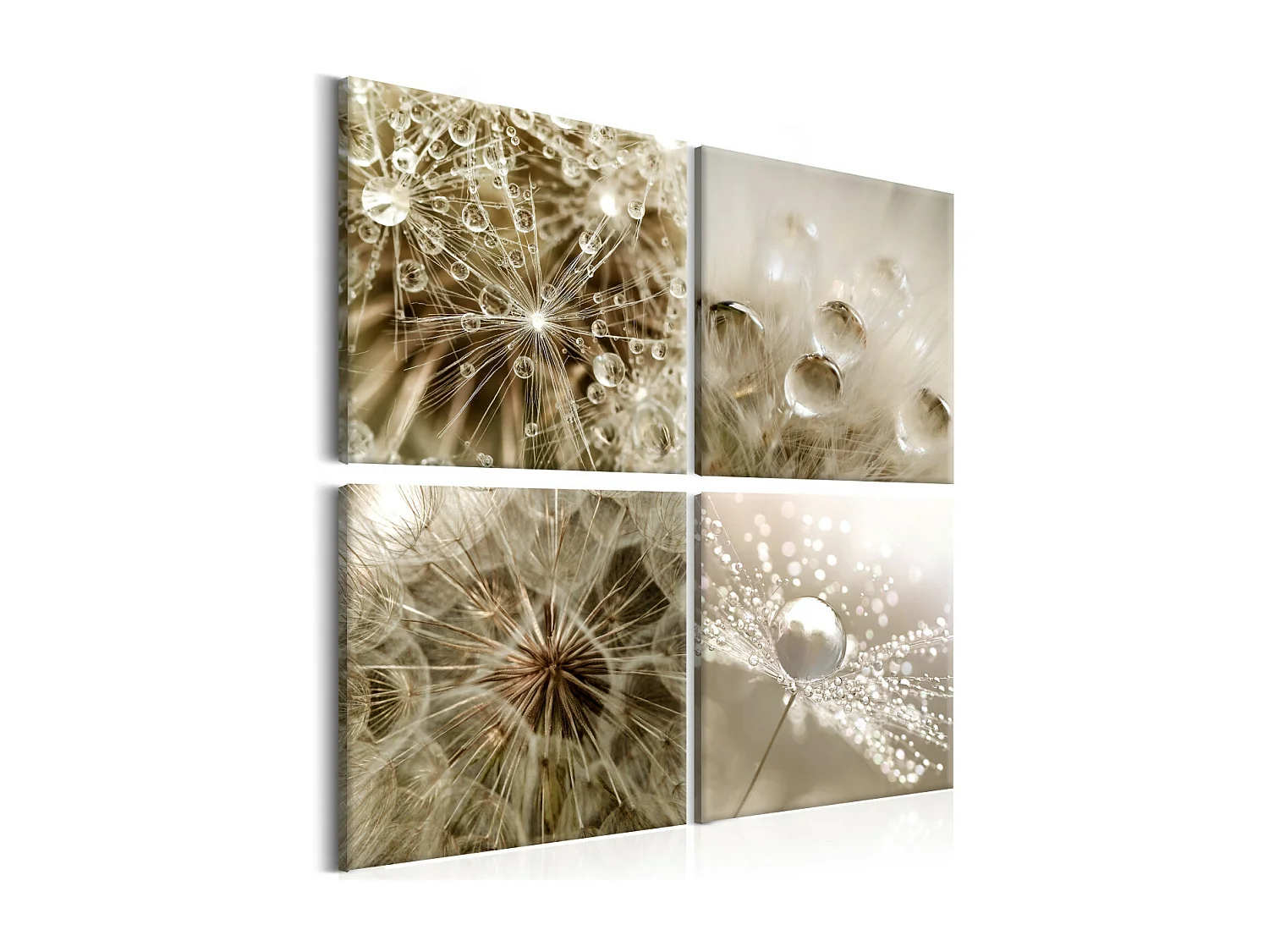 Tableau Imprimé "Beige Summer" 80 x 80 cm