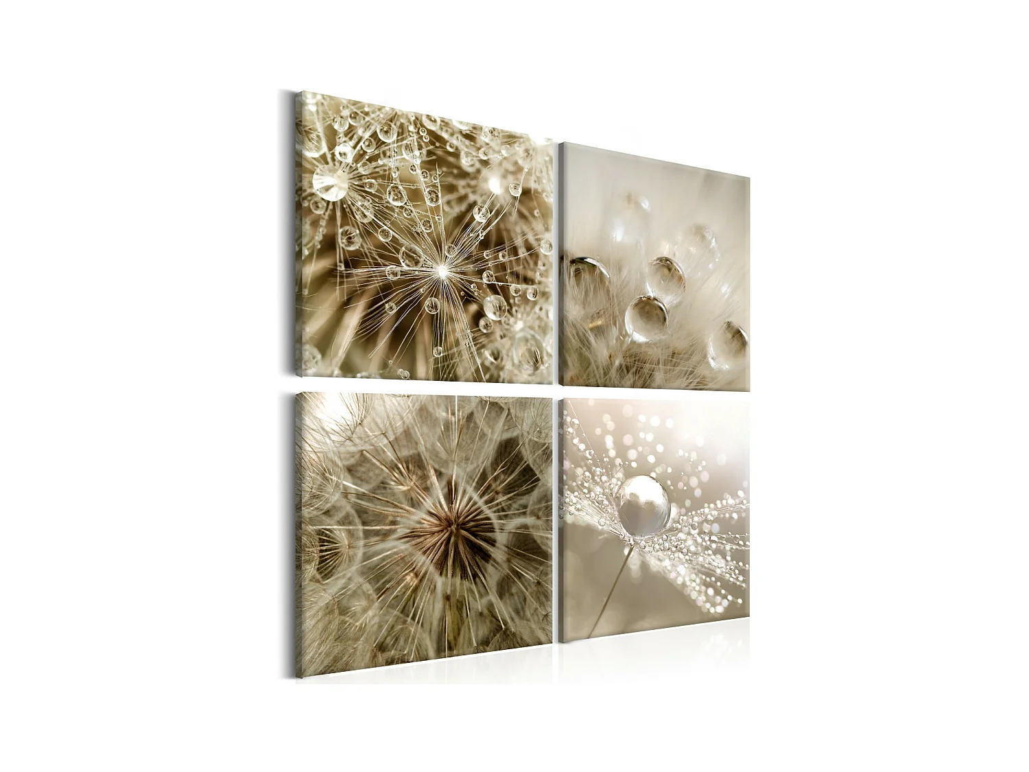 Tableau Imprimé "Beige Summer" 80 x 80 cm