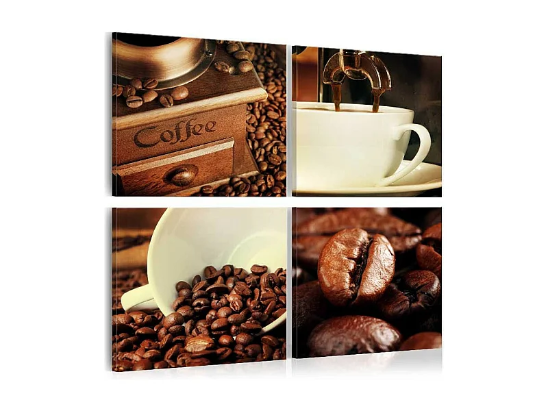 Tableau Imprimé "Coffee Tasting" 80 x 80 cm