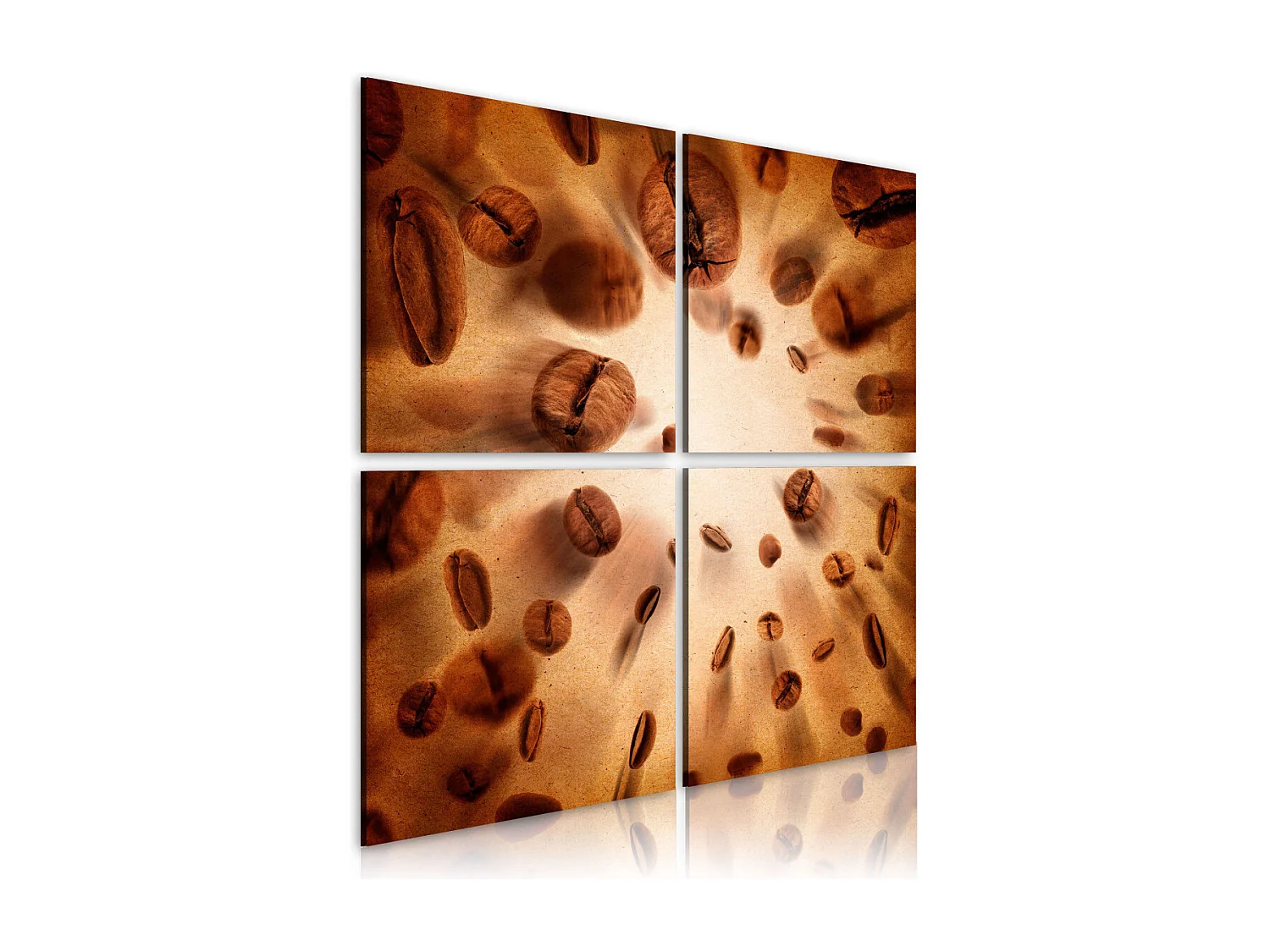 Tableau Imprimé "Energetic Coffee" 80 x 80 cm