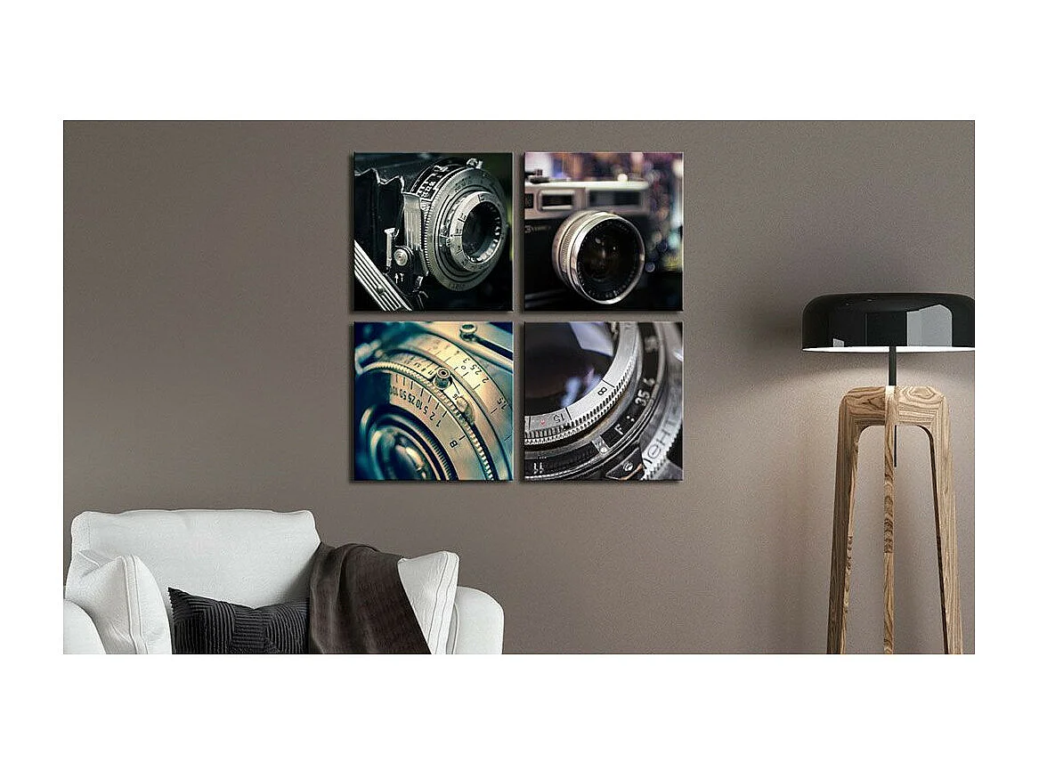 Tableau Imprimé "Enchanter le Temps" 80 x 80 cm