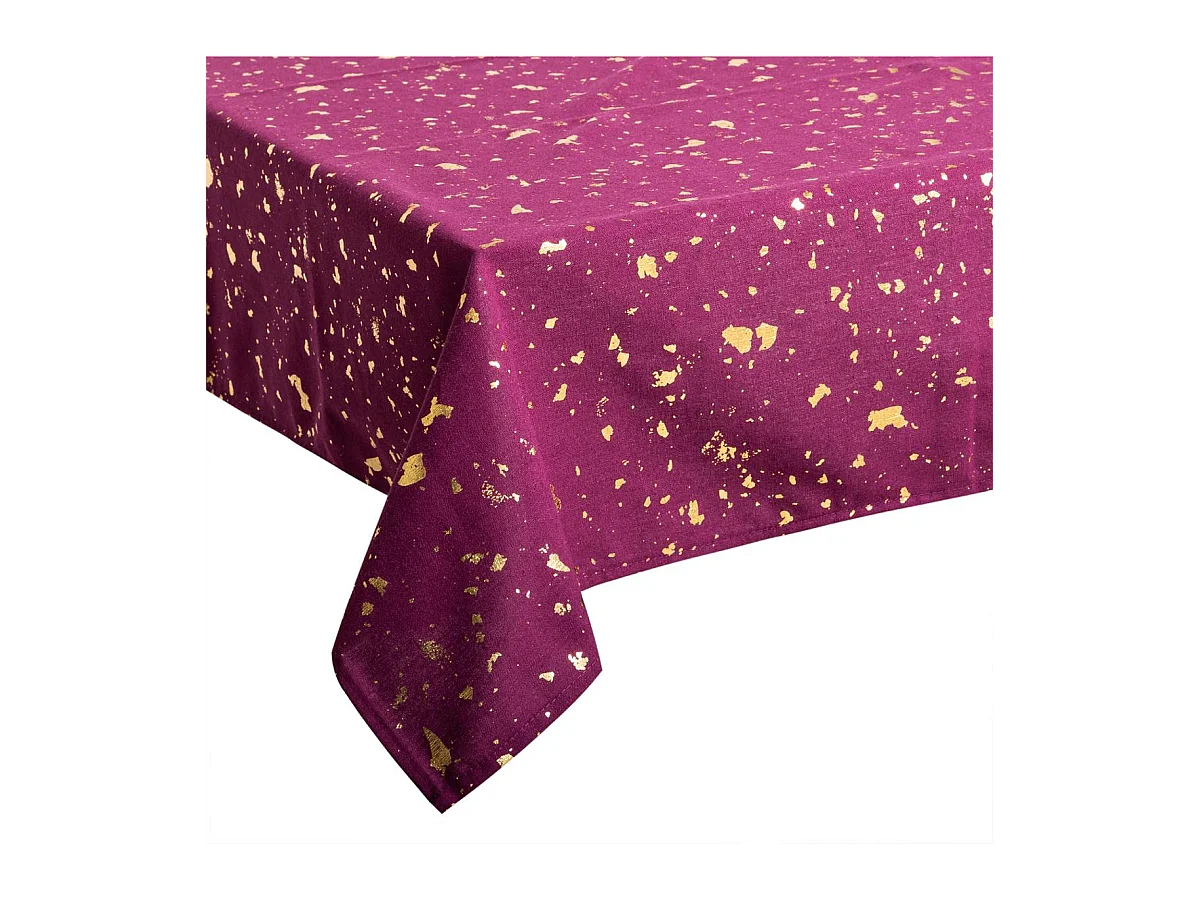 Nappe Imprimée "Galerie des Merveilles" 140x240cm Rose