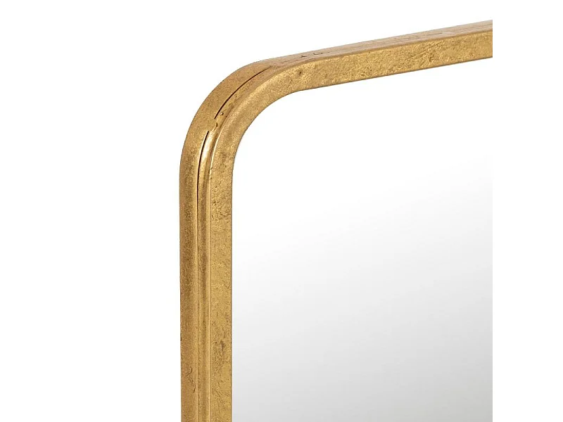 Miroir Mural en Métal Design "Mona" 119cm Or