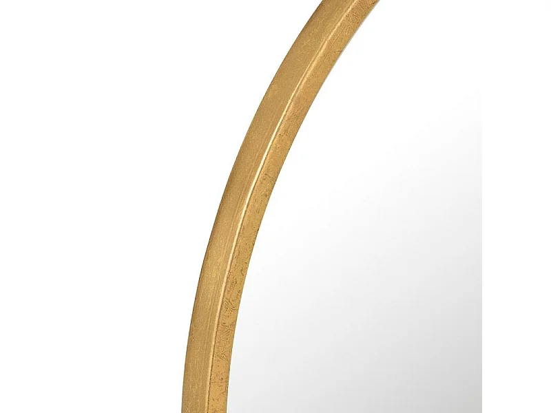 Miroir Mural en Métal Design "Mona" 50cm Or