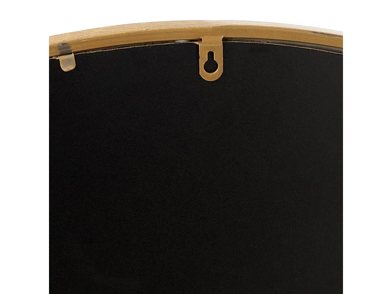 Miroir Mural en Métal Design "Mona" 50cm Or