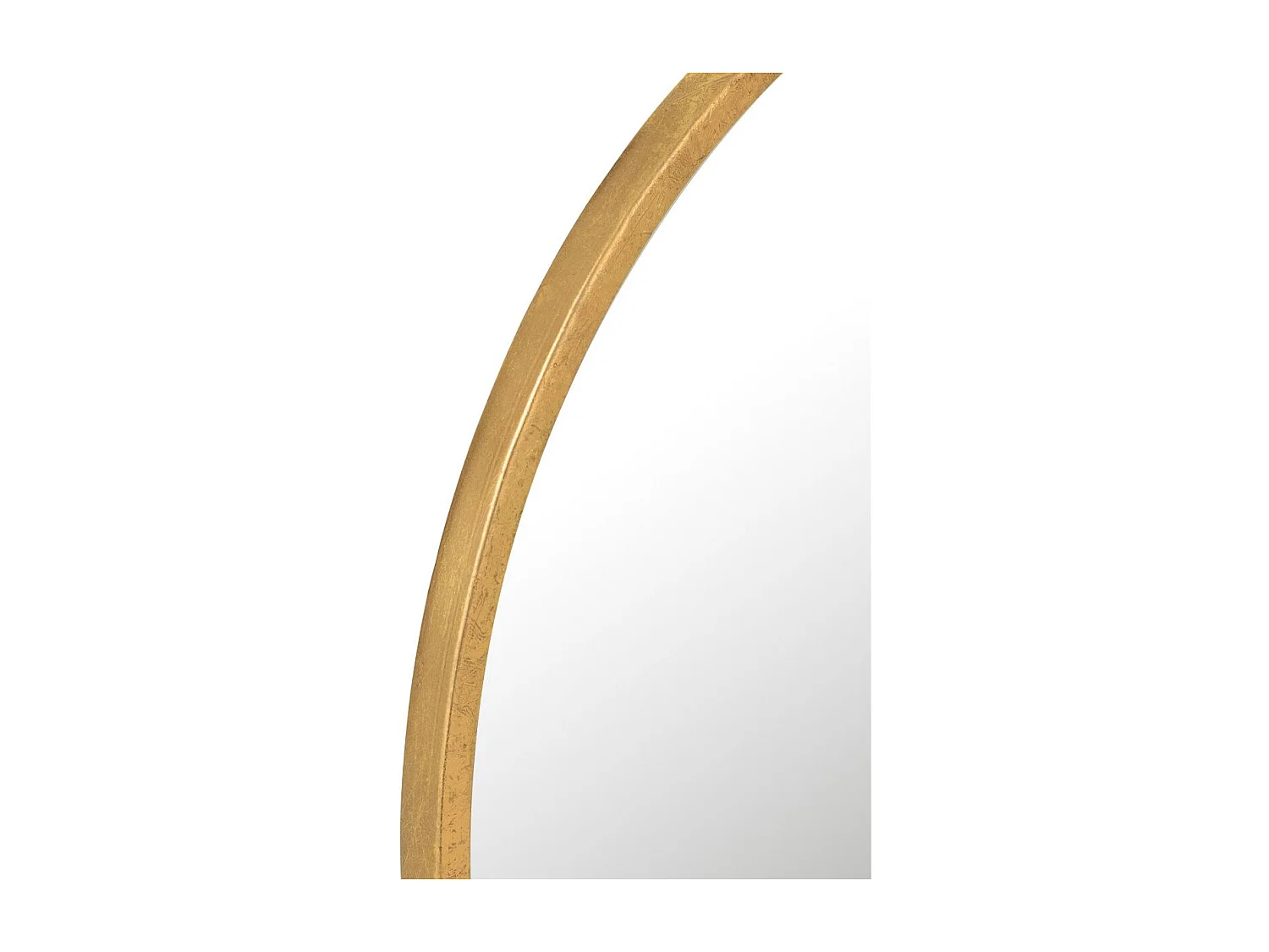 Miroir Mural en Métal Design "Mona" 50cm Or