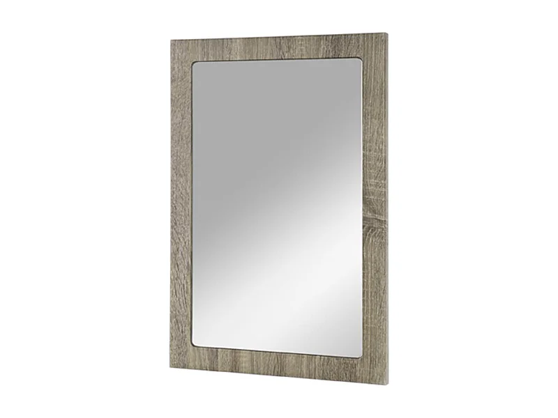 Miroir Mural Design "Solide" 60cm Naturel