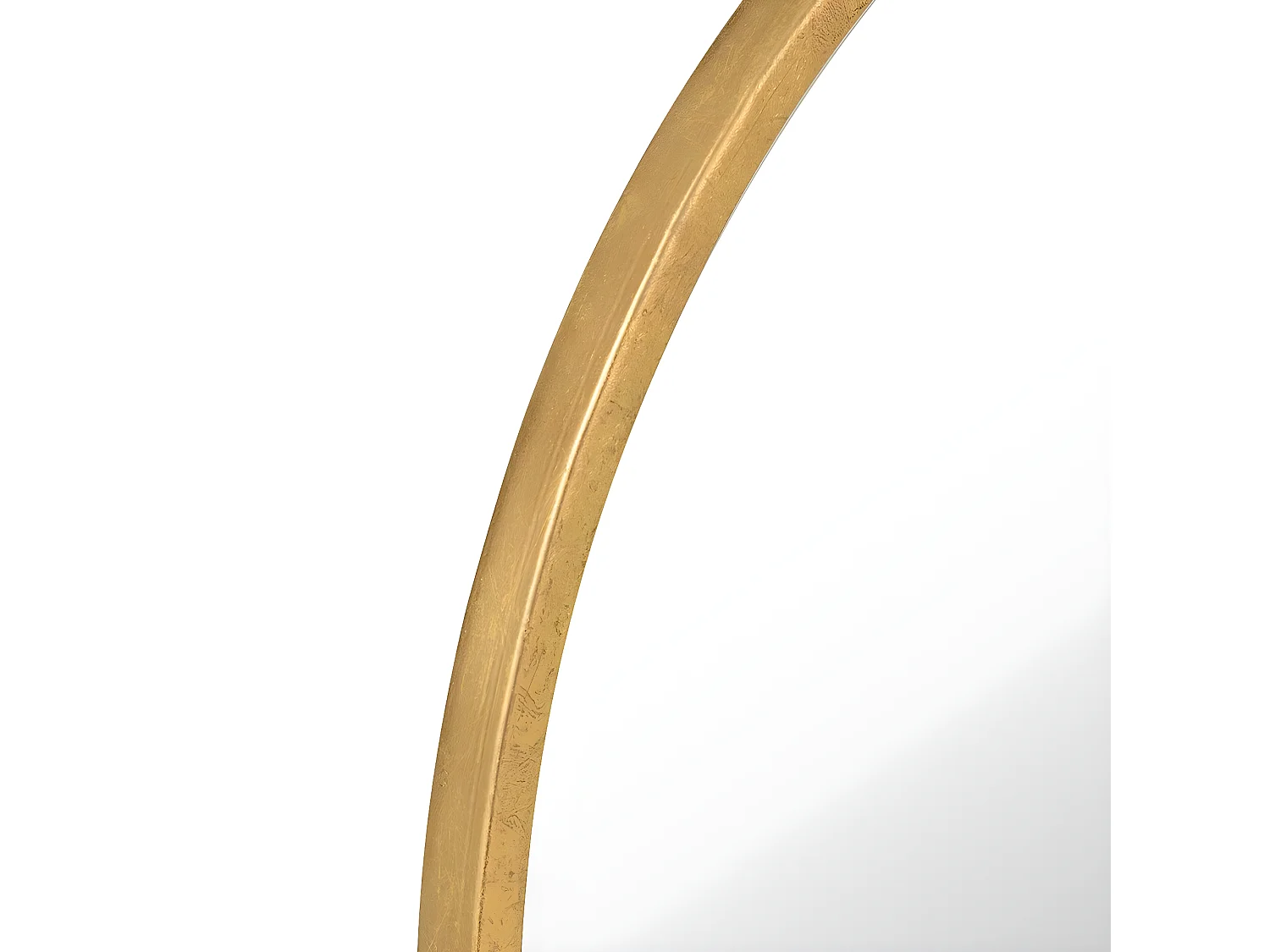 Miroir Mural en Métal Design "Mona" 80cm Or