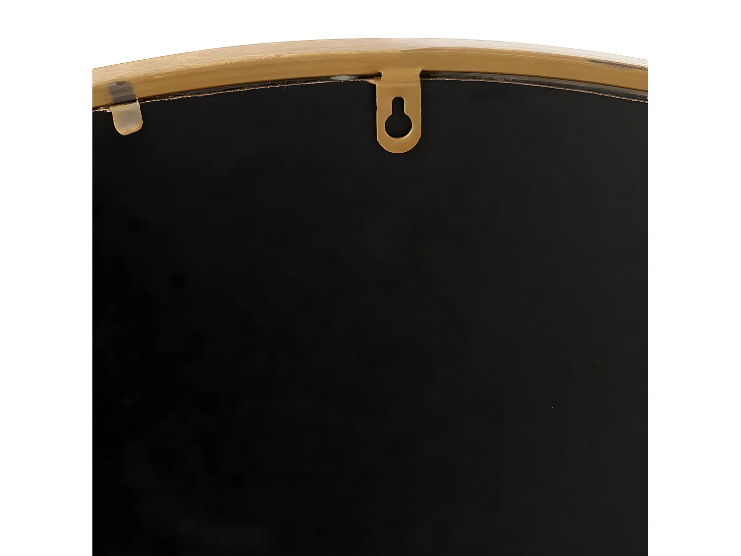 Miroir Mural en Métal Design "Mona" 80cm Or