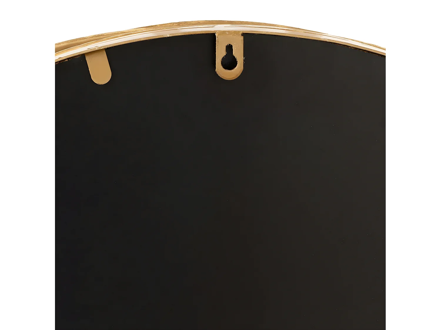 Miroir Mural en Métal Design "Aurora" 60cm Or