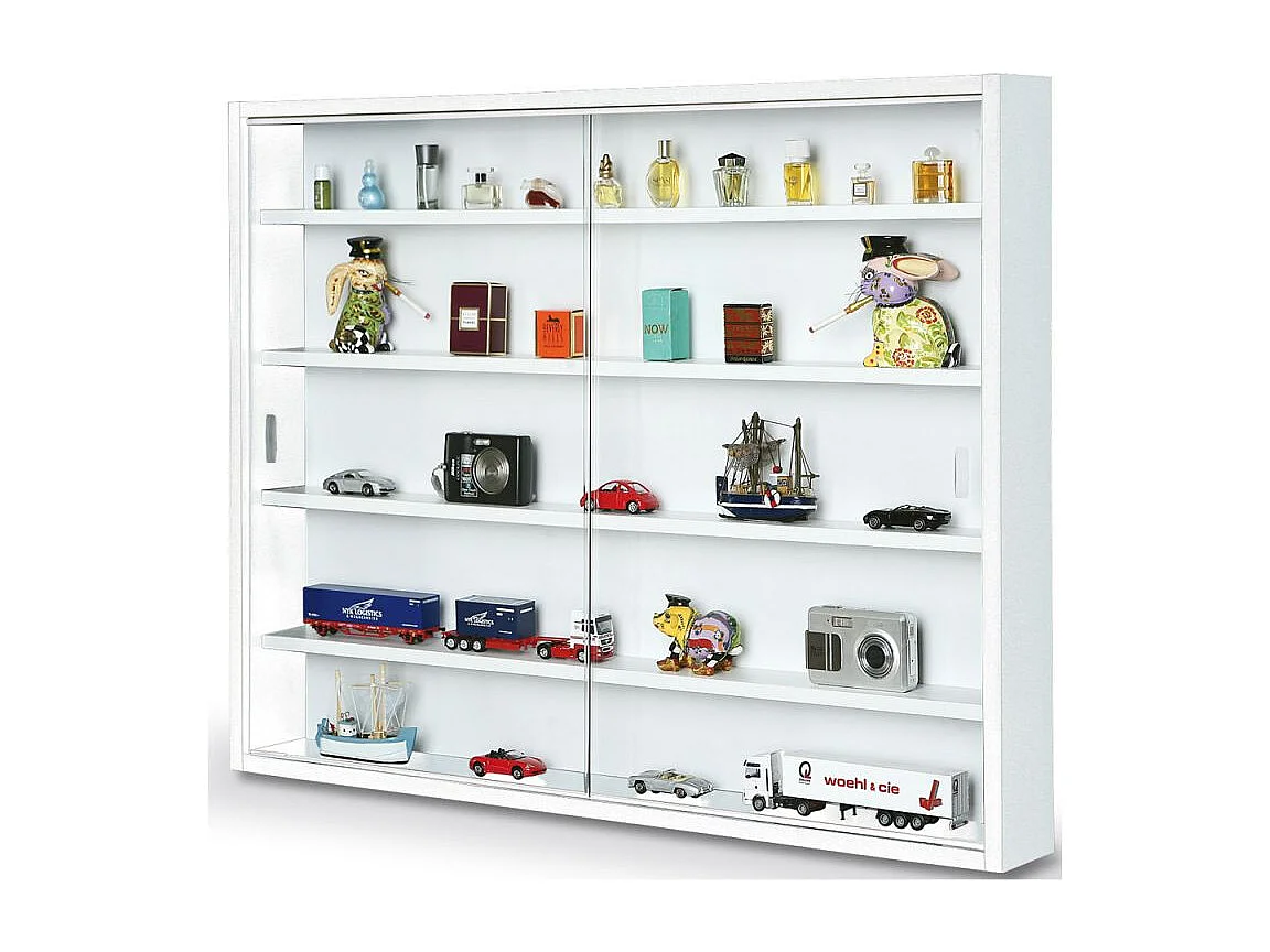 Vitrine Murale Miniatures "Collection" 80cm Blanc