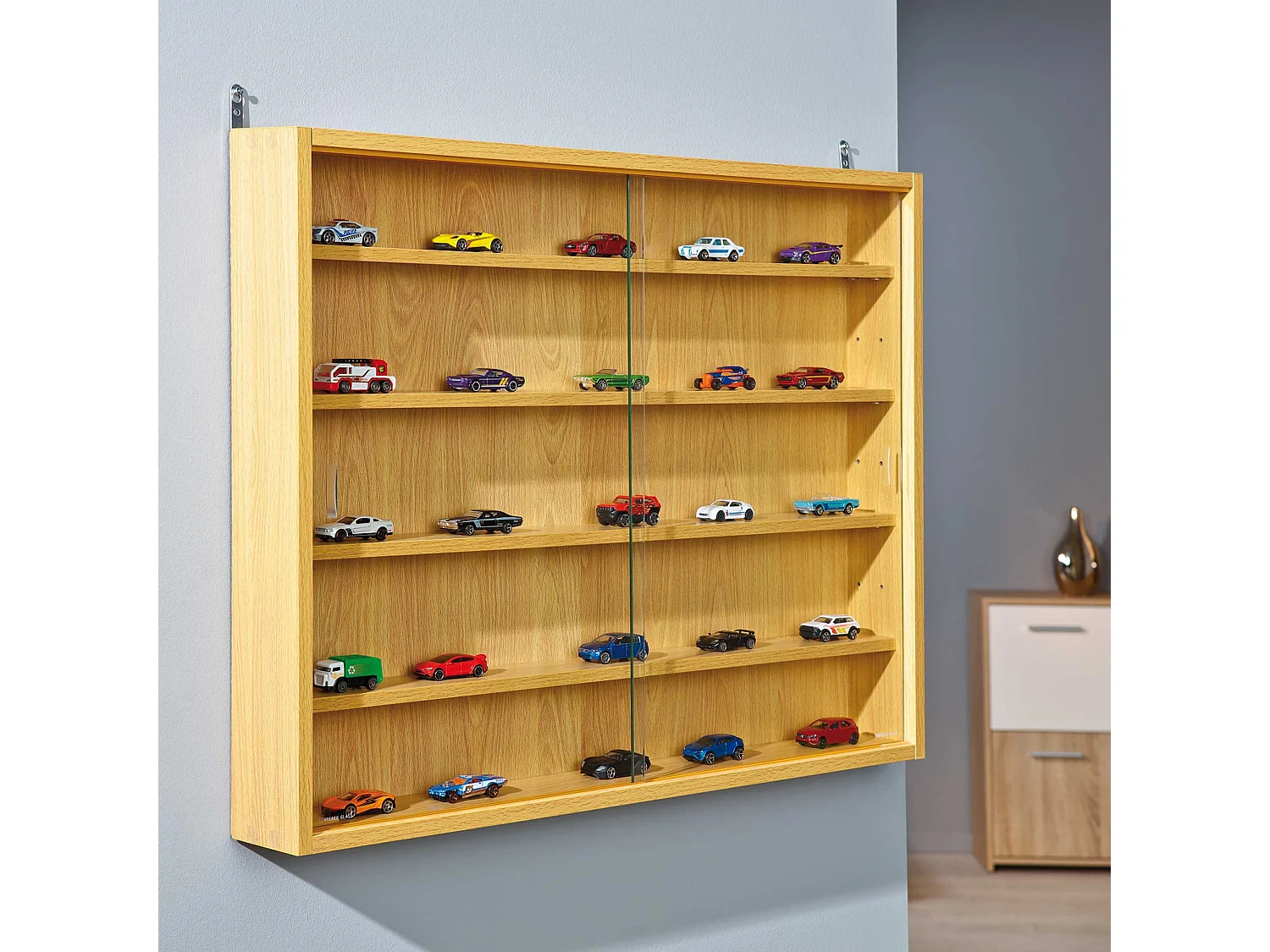 Vitrine Murale Miniatures "Collection" 80cm Naturel