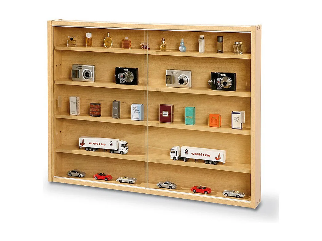 Vitrine Murale Miniatures "Collection" 80cm Naturel