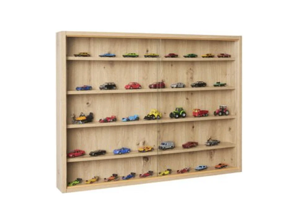 Vitrine Murale Miniatures "Collection" 80cm Chêne Artisan