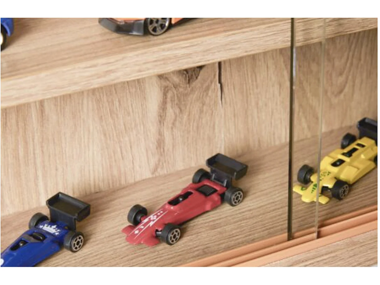 Vitrine Murale Miniatures "Collection" 80cm Chêne Artisan