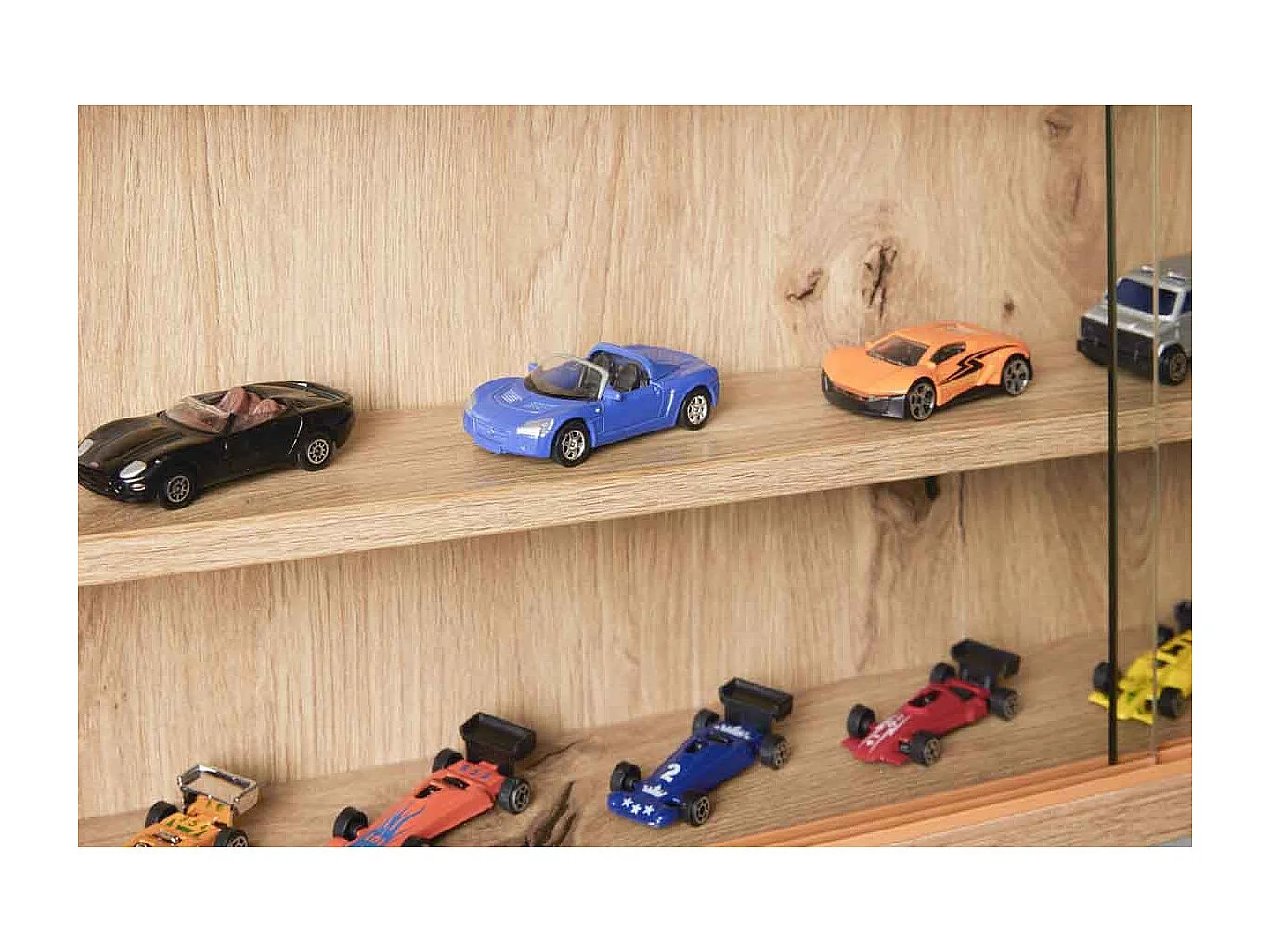 Vitrine Murale Miniatures "Collection" 80cm Chêne Artisan