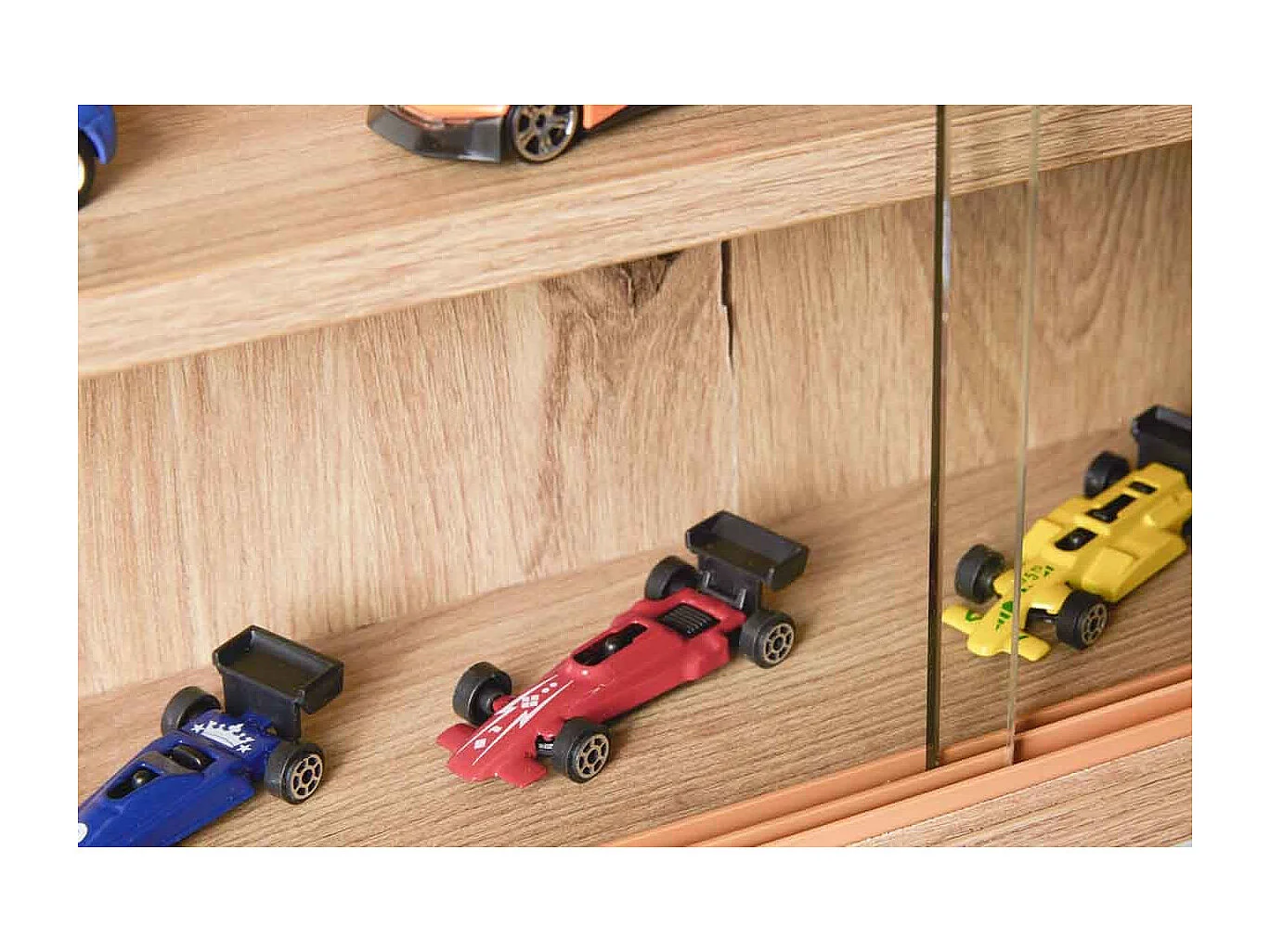 Vitrine Murale Miniatures "Collection" 80cm Chêne Artisan