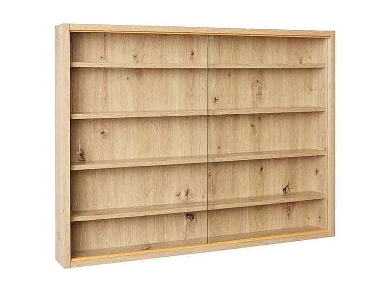 Vitrine Murale Miniatures "Collection" 80cm Chêne Artisan