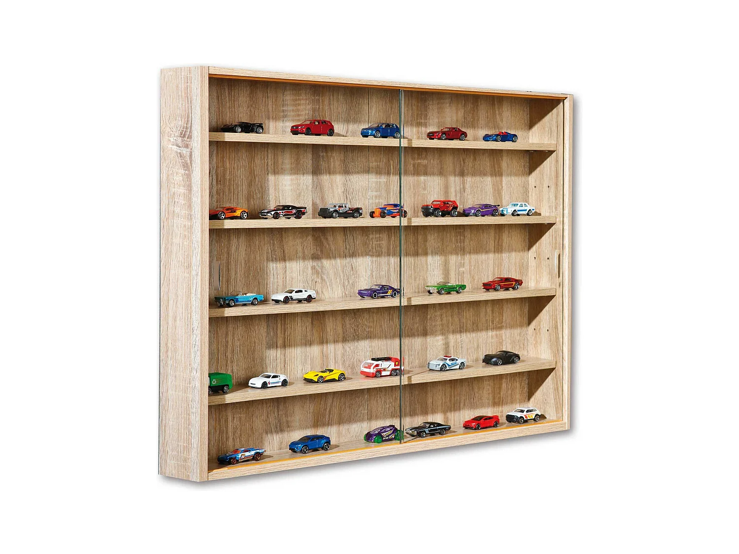 Vitrine Murale Miniatures "Collection" 80cm Chêne