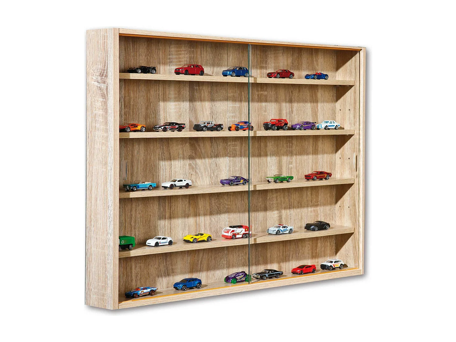 Vitrine Murale Miniatures "Collection" 80cm Chêne