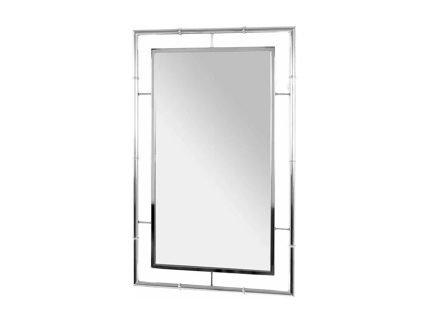 Miroir Mural Design "Cléo" 80cm Argent
