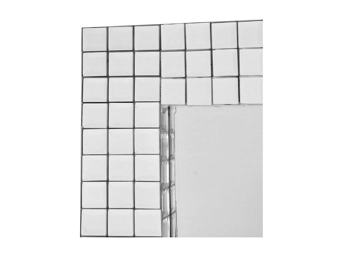 Miroir Mural Design "Apollos" 90cm Argent