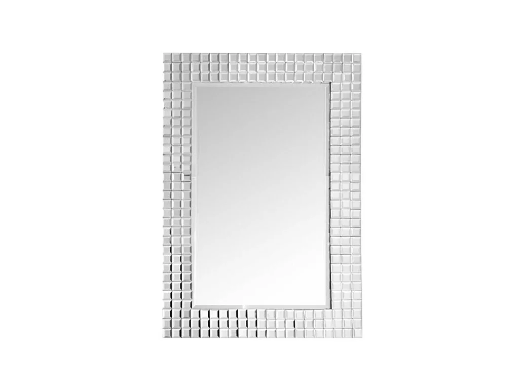 Miroir Mural Design "Apollos" 90cm Argent