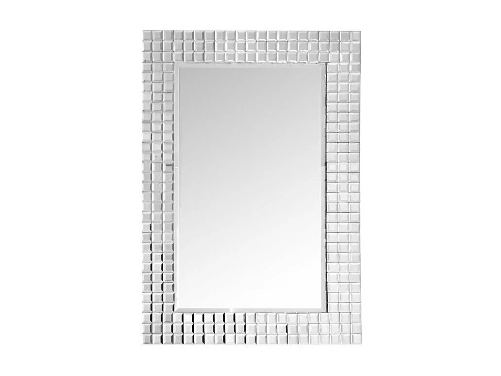 Miroir Mural Design "Apollos" 90cm Argent