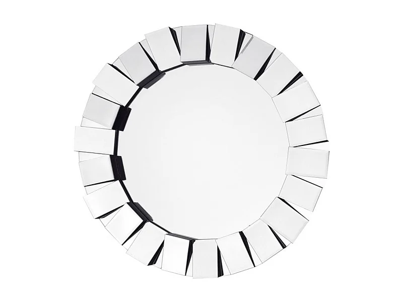 Miroir Mural Design "Fortuna" 80cm Argent