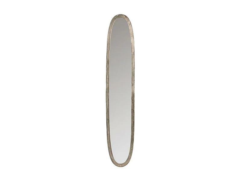 Miroir Déco Ovale "Antique" 179cm Gris