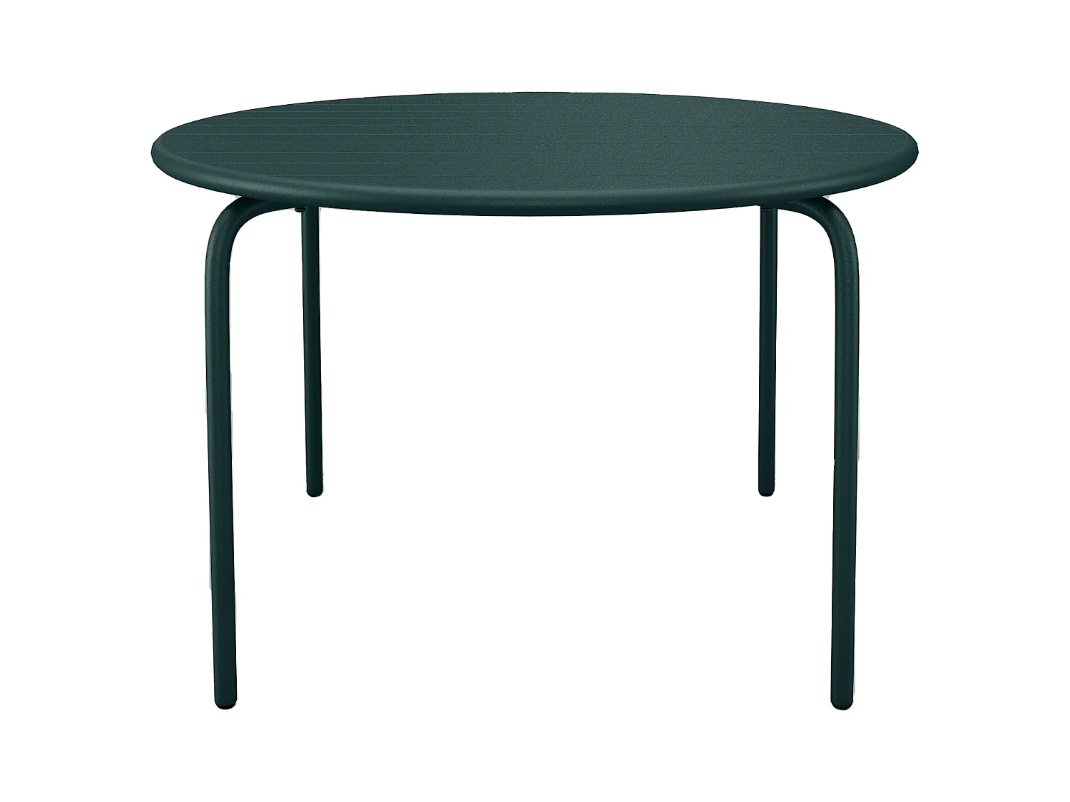 Rund hagemetallbord D.110 cm - Mørk grangrønn - MIRMANDE fra MYLIA