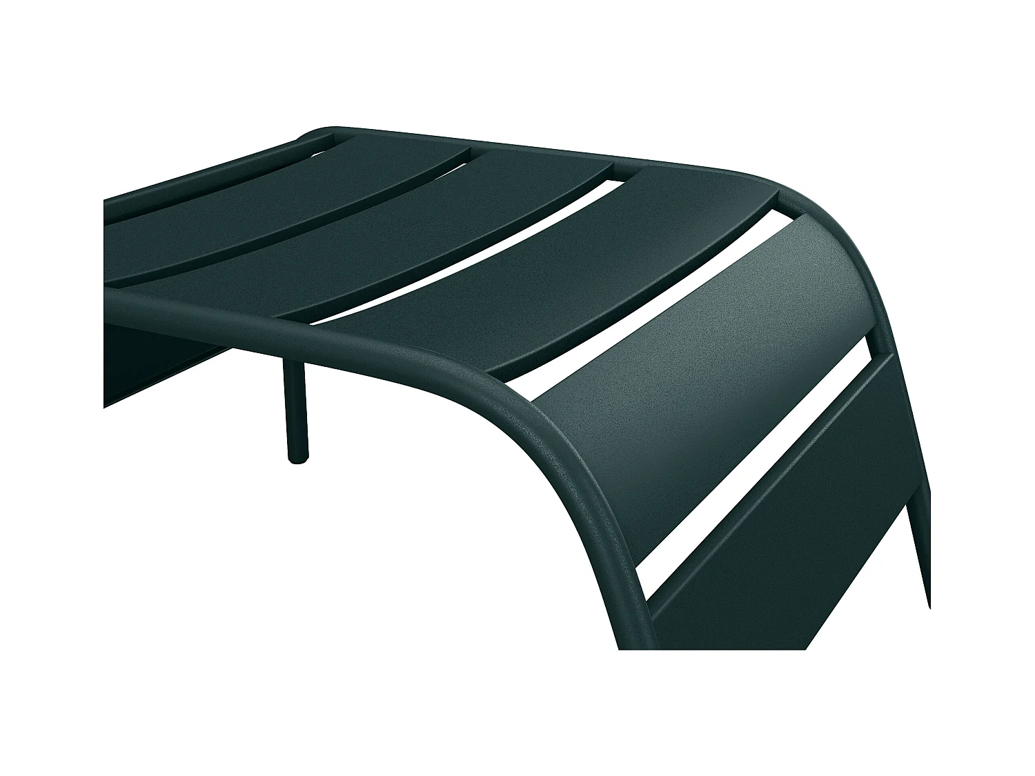 Poggiapiedi in Metallo Verde abete - MIRMANDE di MYLIA