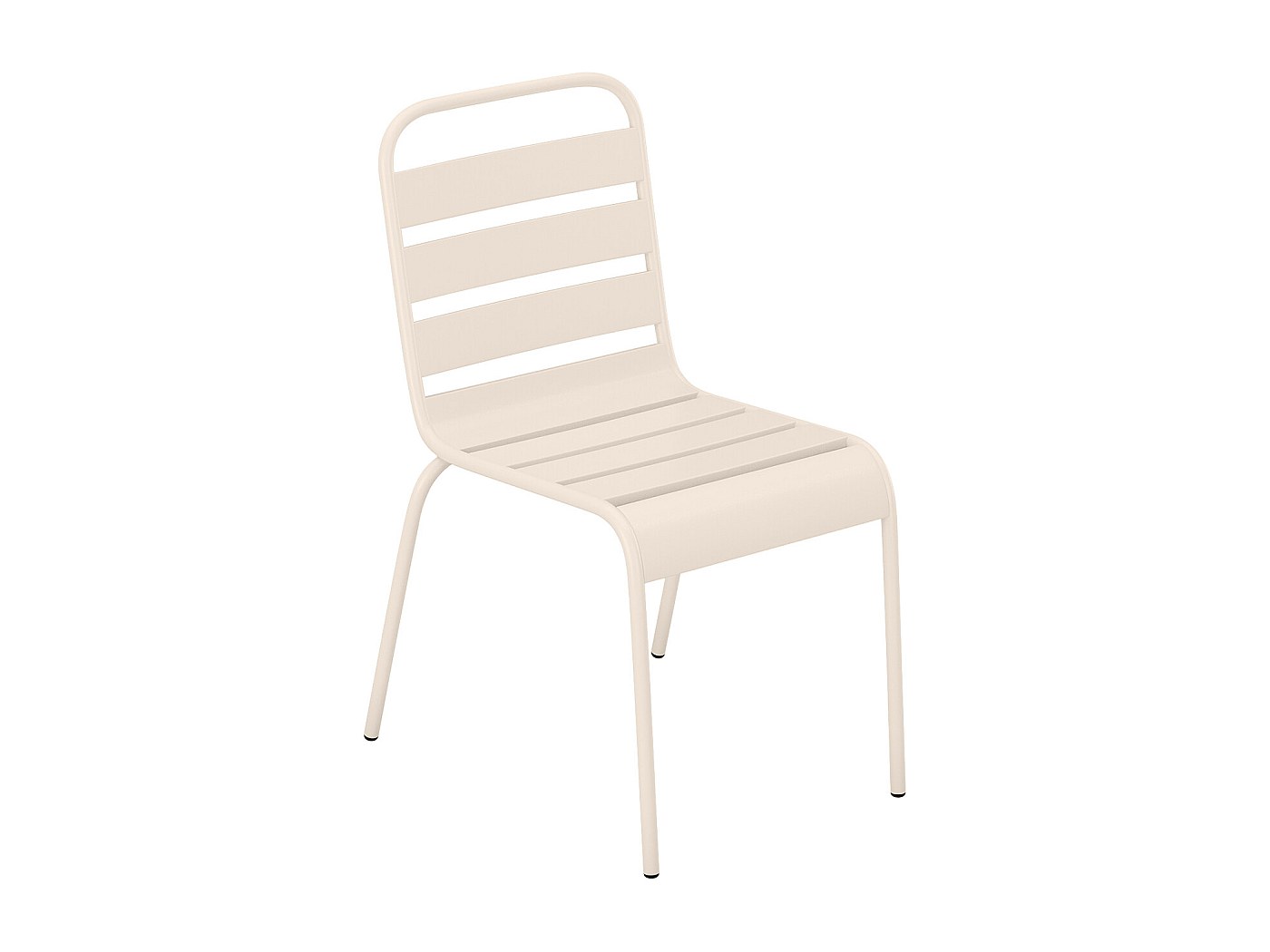 Sedia Da Giardino Pieghevole SPRINGOS In Metallo - Impilabile - Schienale Regolabile - Resistente Alle Intemperie - Nero - 4