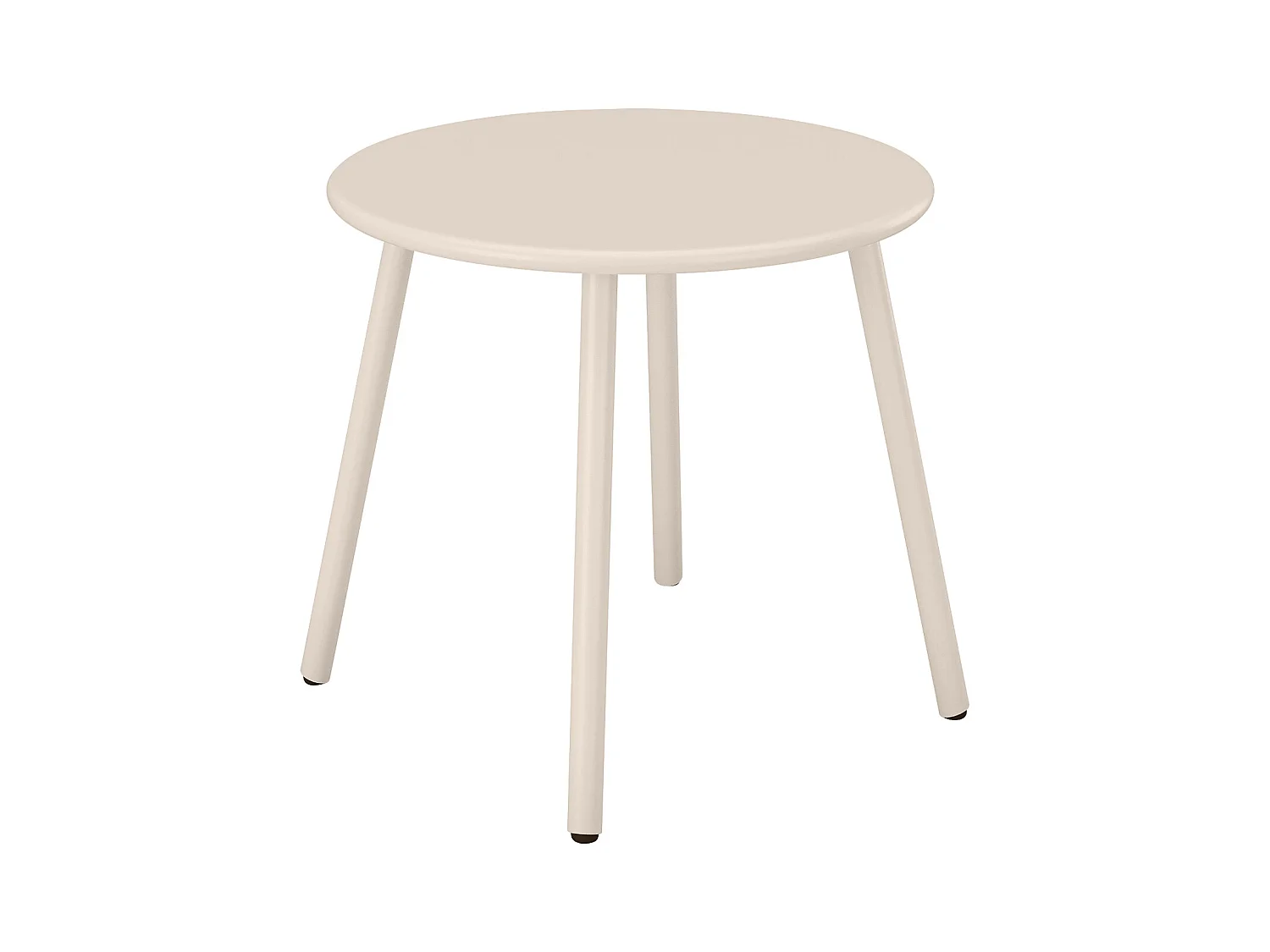 Garten-Beistelltisch - Metall - Beige - MIRMANDE von MYLIA