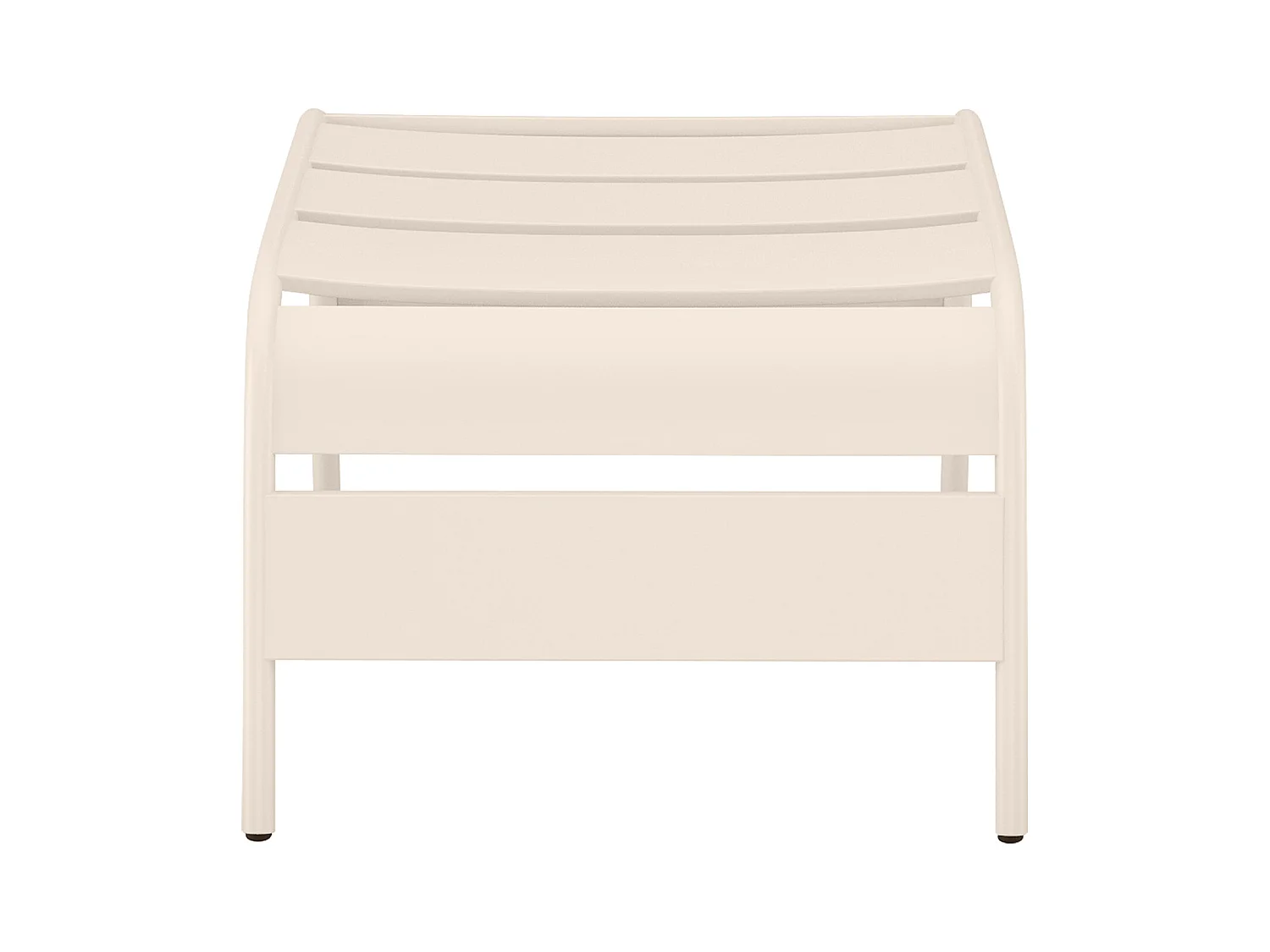 Poggiapiedi in Metallo Beige - MIRMANDE di MYLIA