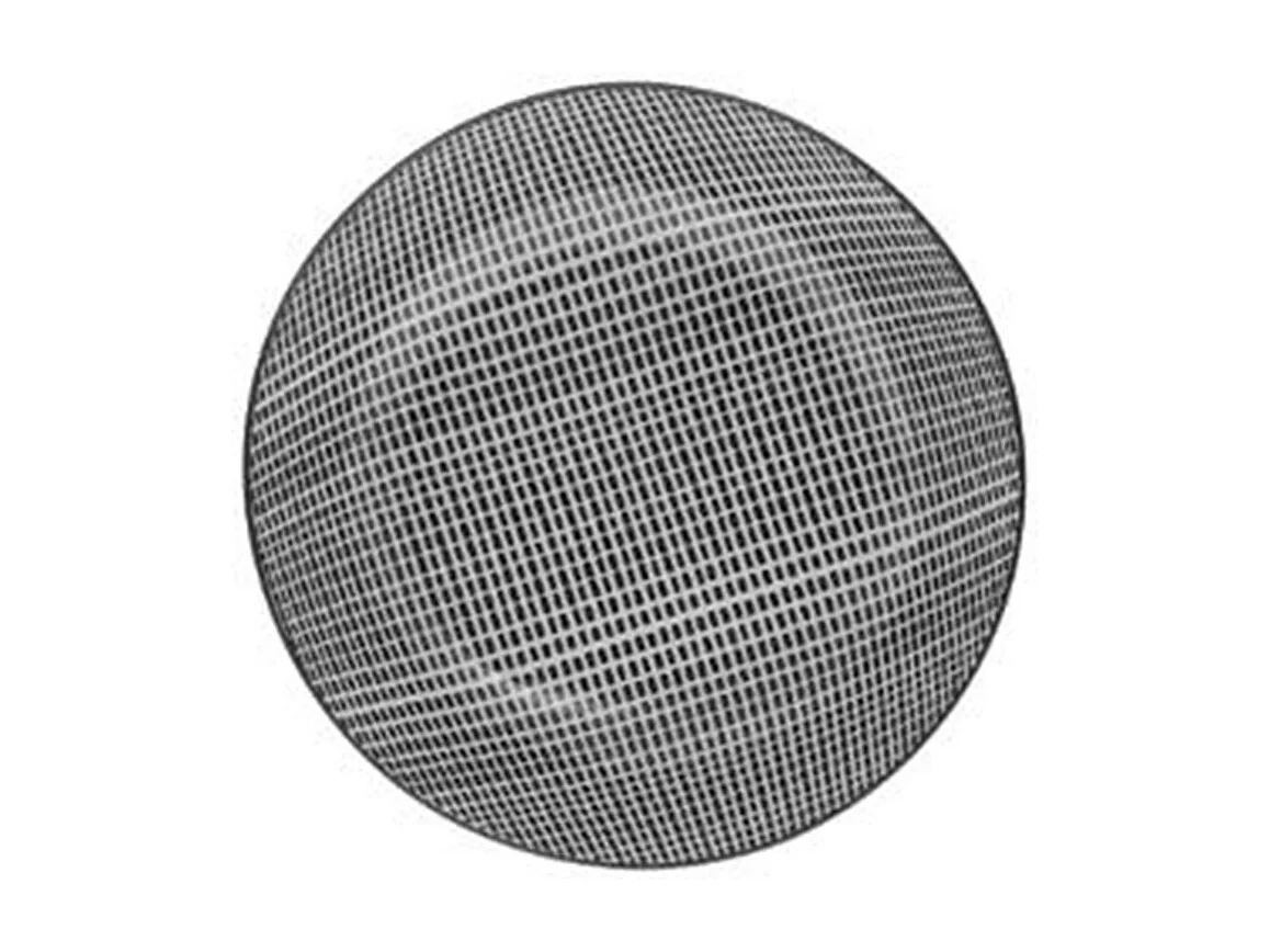 Lot de 6 Assiettes Creuses "Bohemia Square" 20cm Noir