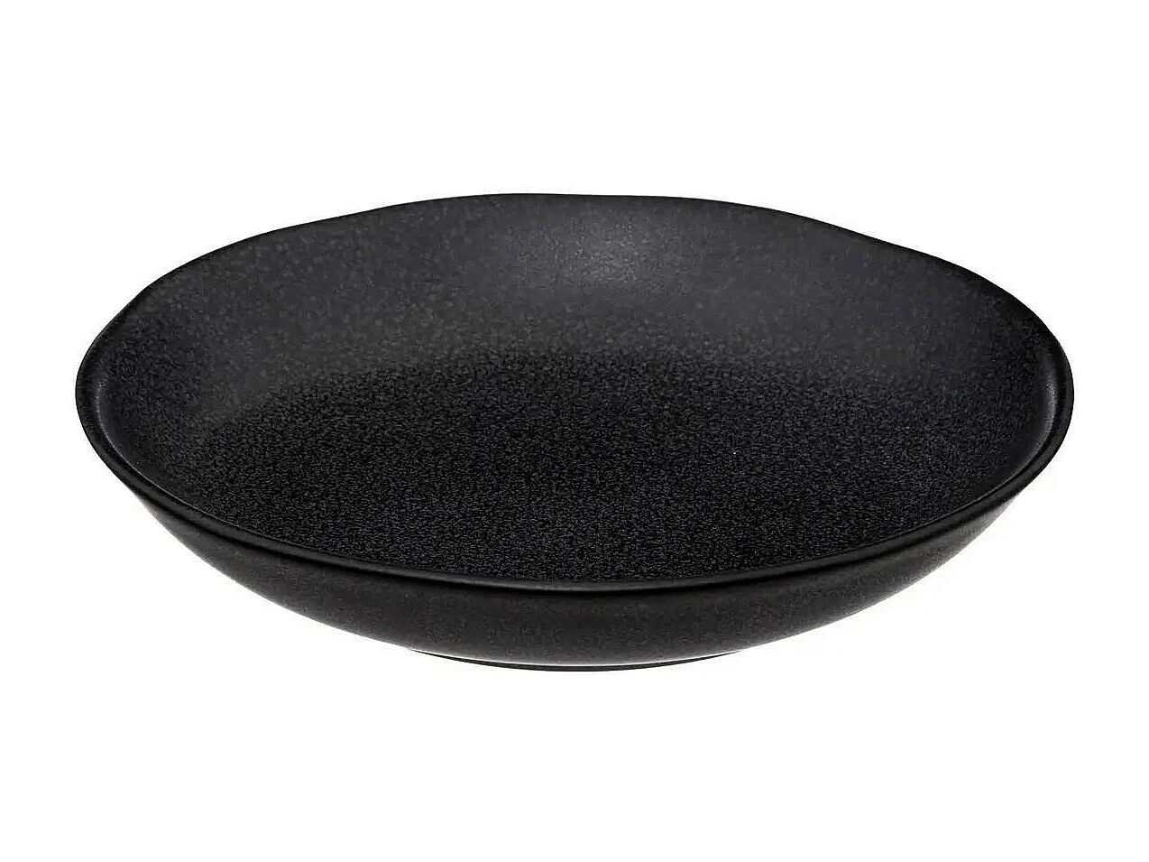 Lot de 6 Assiettes Creuses "Ysée" 20cm Noir