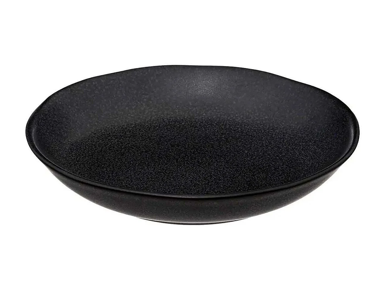 Lot de 6 Assiettes Creuses "Ysée" 20cm Noir