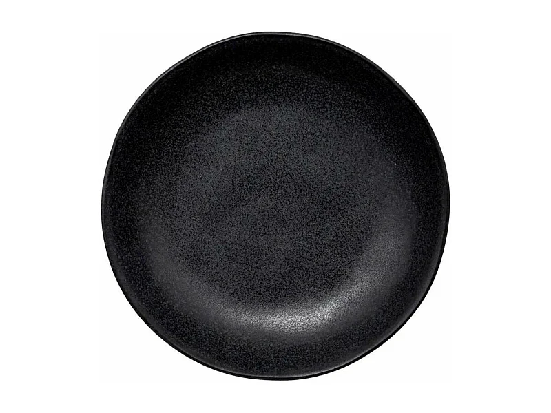 Lot de 6 Assiettes Creuses "Ysée" 20cm Noir