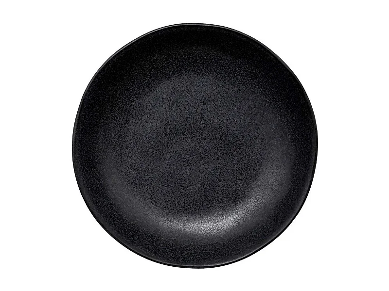 Lot de 6 Assiettes Creuses "Ysée" 20cm Noir