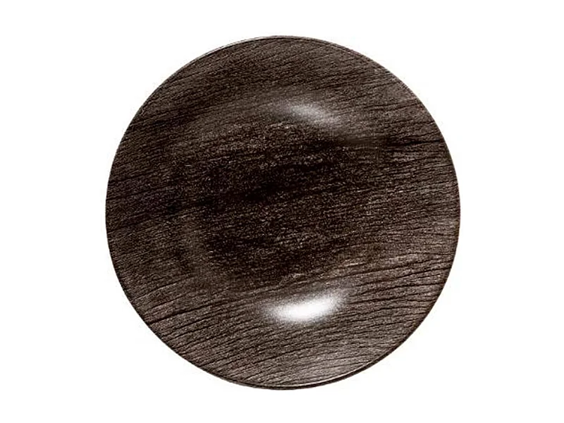 Lot de 6 Assiettes Creuses "Vie Sauvage" 20cm Noir