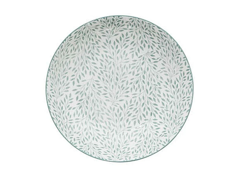 Lot de 6 Assiettes Creuses "Jasmin" 20cm Bleu