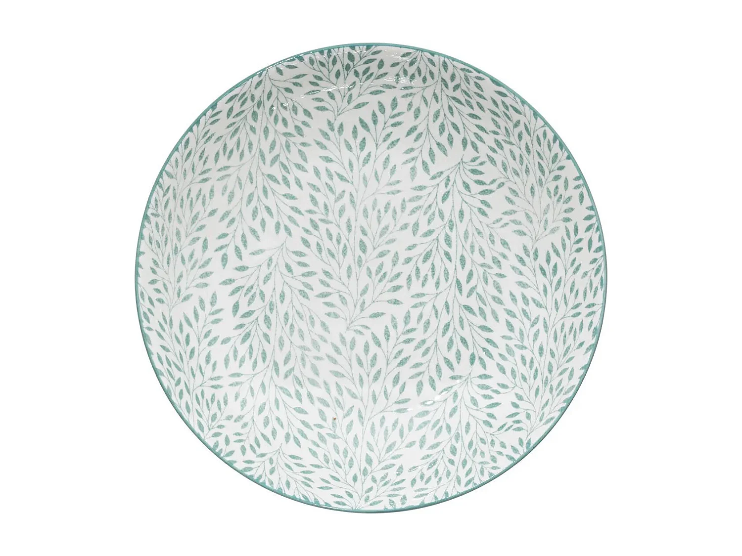 Lot de 6 Assiettes Creuses "Jasmin" 20cm Bleu