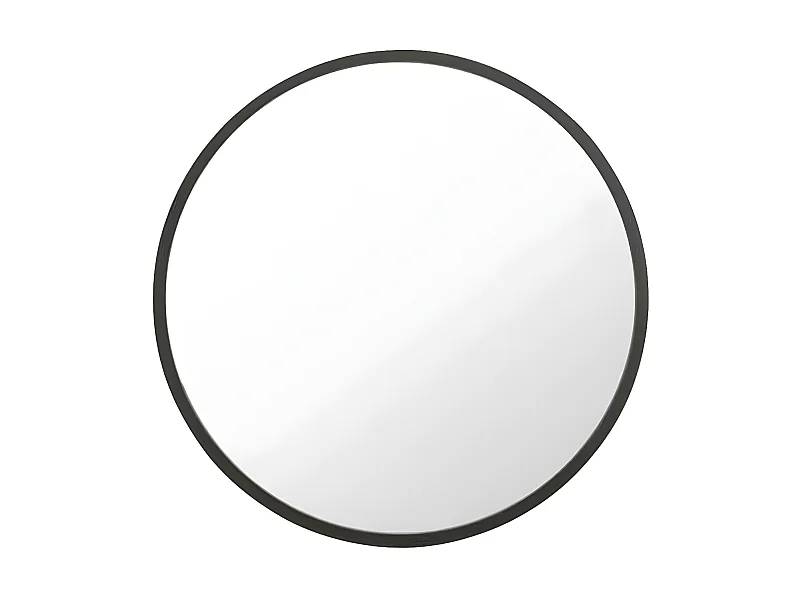 Miroir Mural Design "Matazo" 80cm Noir Mat