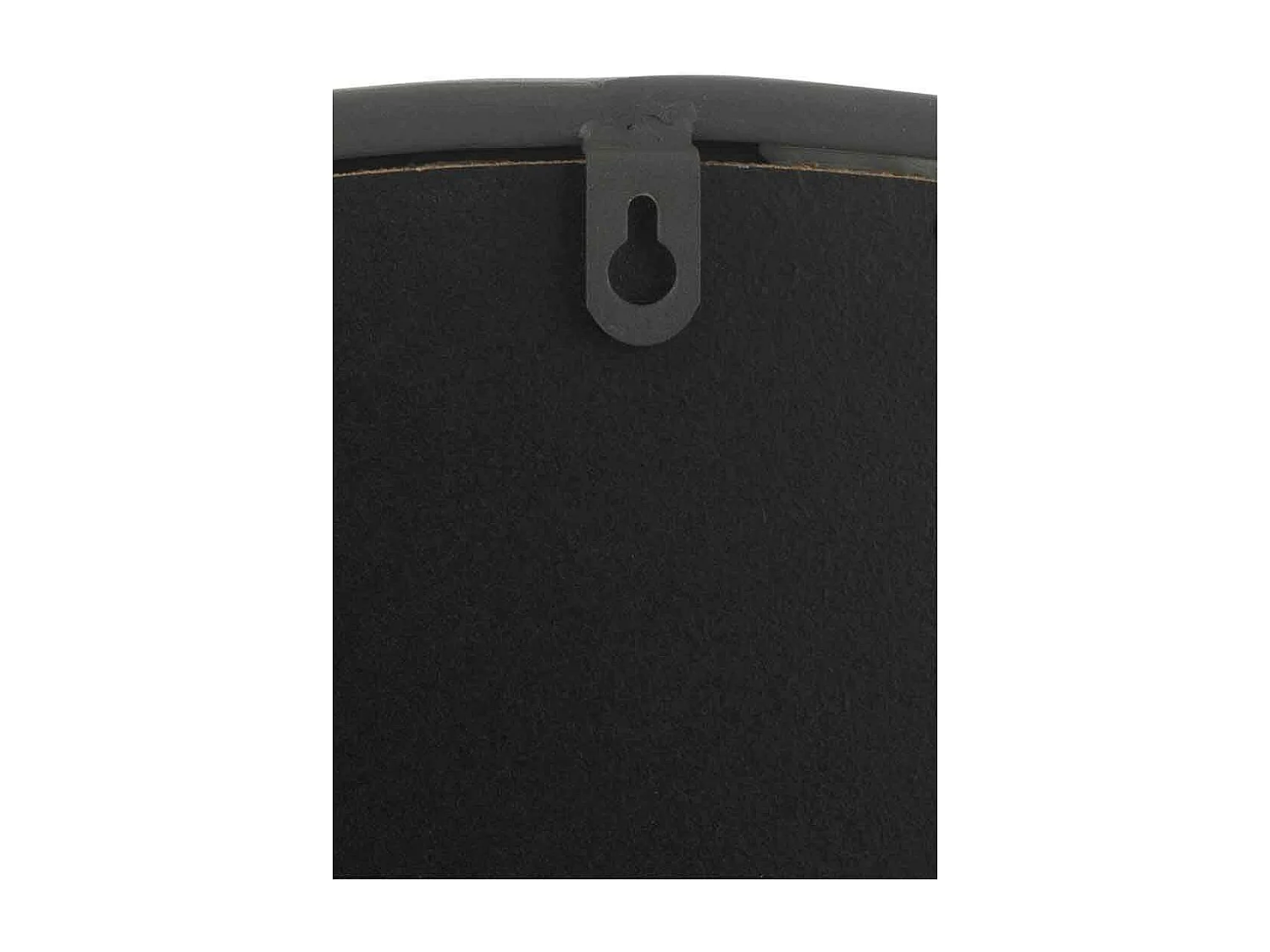 Miroir Mural Design "Matazo" 80cm Noir Mat